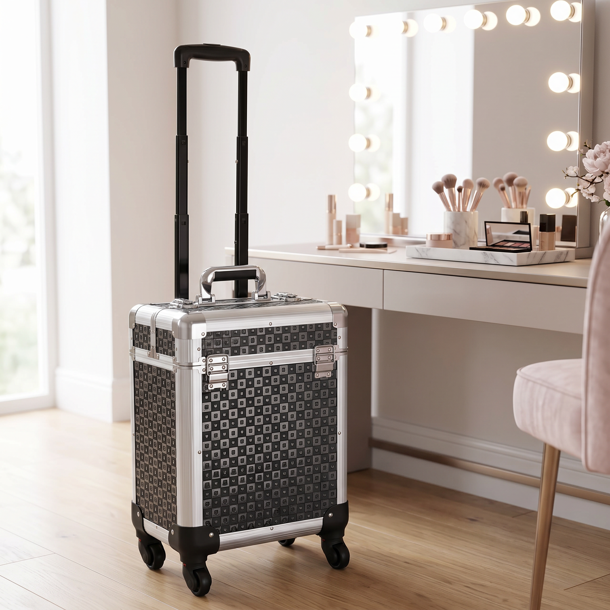Makeup_Trolley_Case_Red_Rose_Professional_5