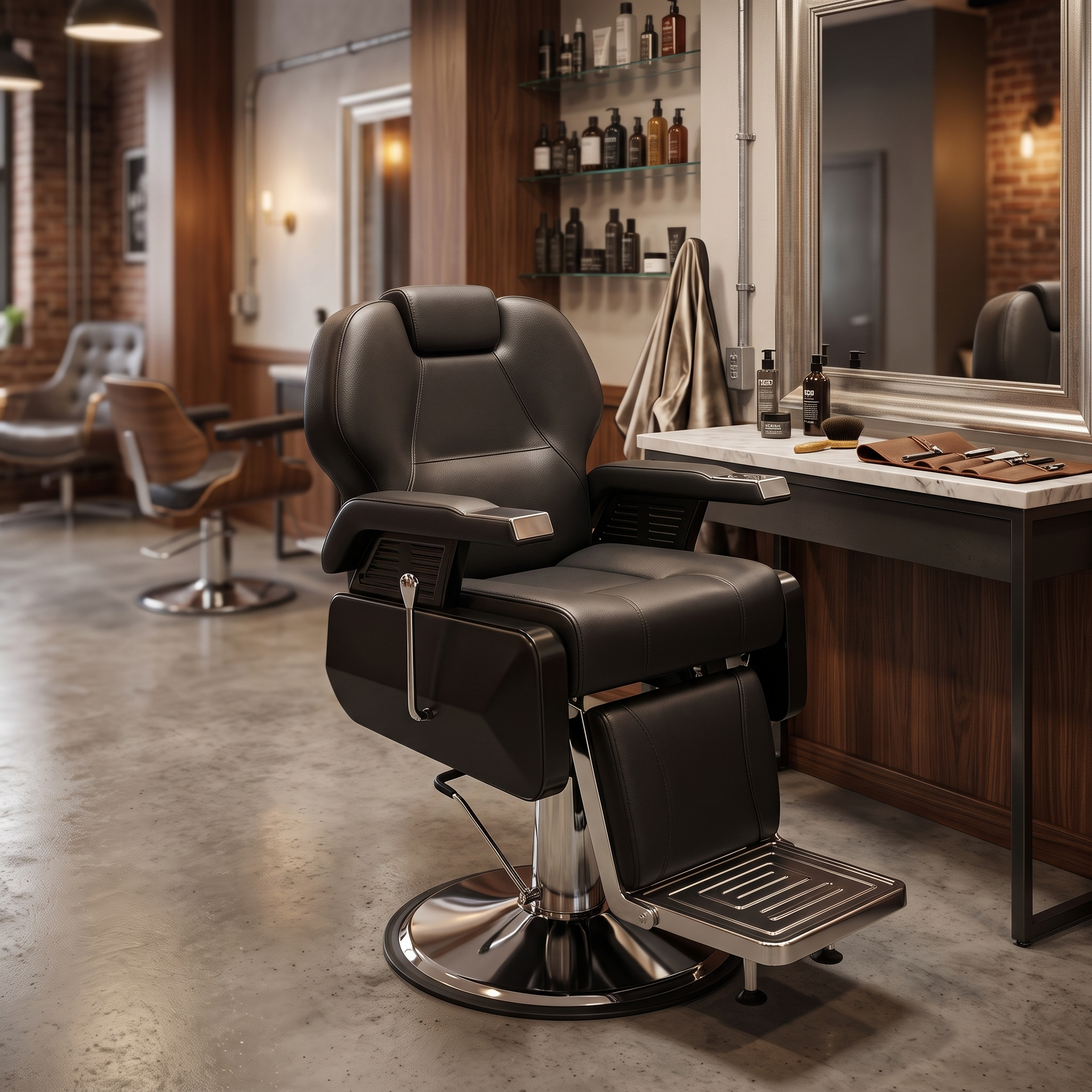 Reclining_Barber_Chair_Red_Rose_Professional_2