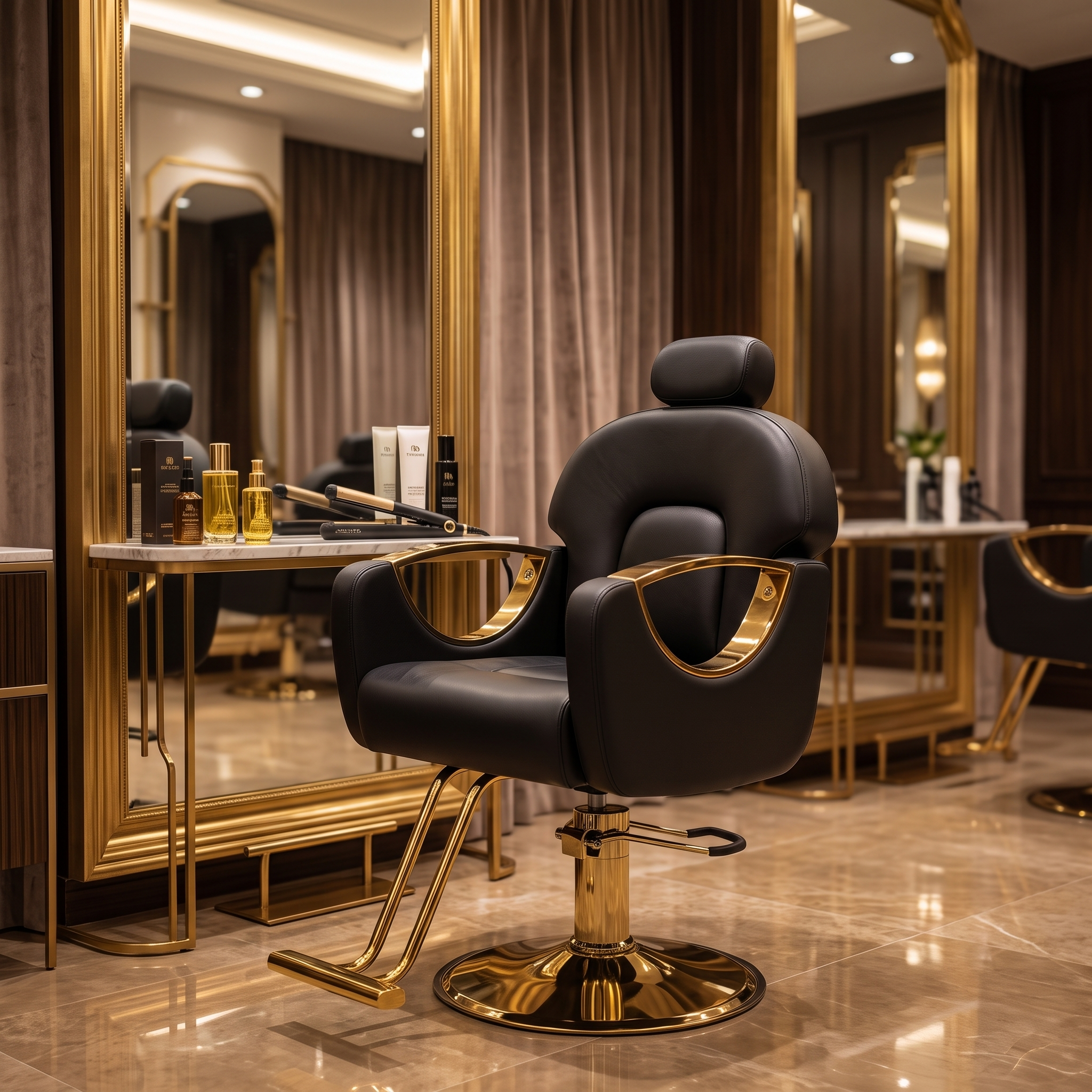 Black_Gold_Styling_Chair_Red_Rose_Professional_2