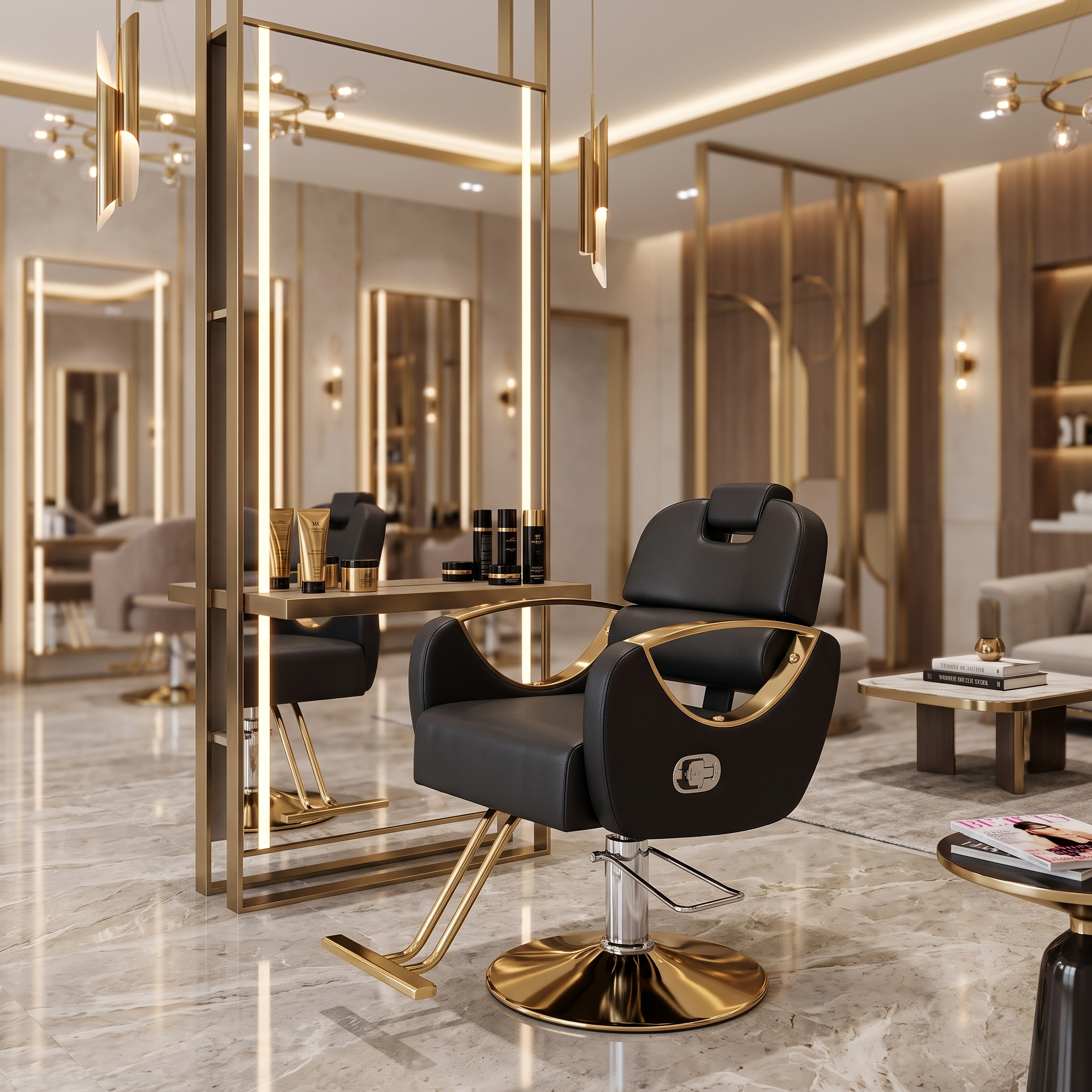 Black_Gold_Crescent_Rounded_Styling_Chair_Red_Rose_Professional_2