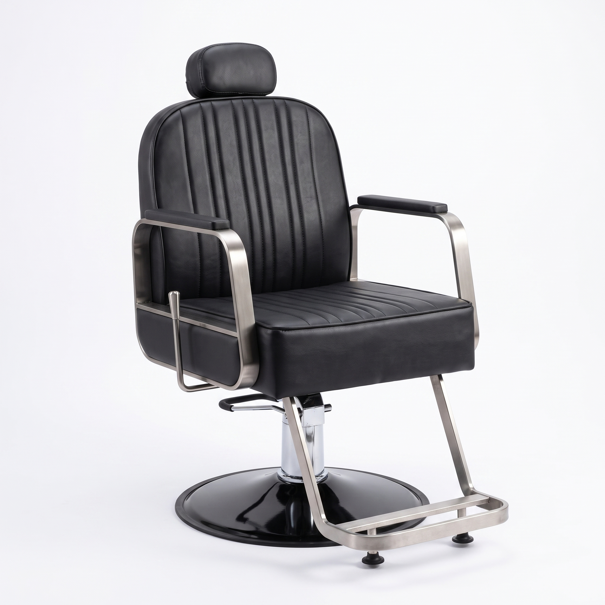 Channel_Stitched_Barber_Chair_Red_Rose_Professional_1