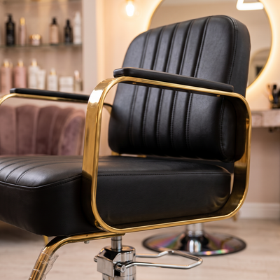 Black_Gold_Ribbed_Styling_Chair_Red_Rose_Professional_3