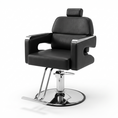 Black_Chrome_Styling_Chair_Red_Rose_Professional_1