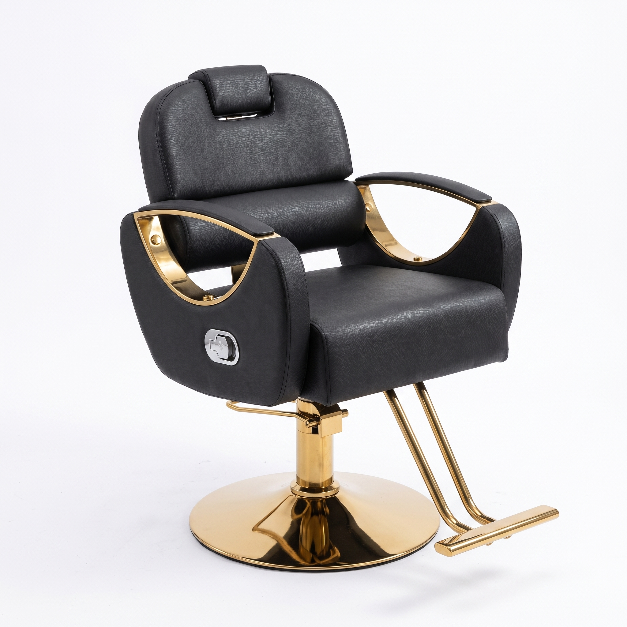 Black_Gold_Crescent_Rounded_Styling_Chair_Red_Rose_Professional_1