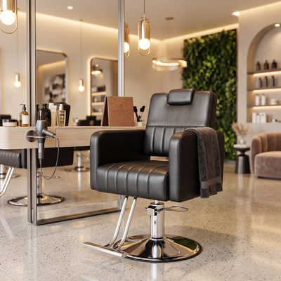 Ribbed_Black_Chrome_Styling_Chair_Red_Rose_Professional_2