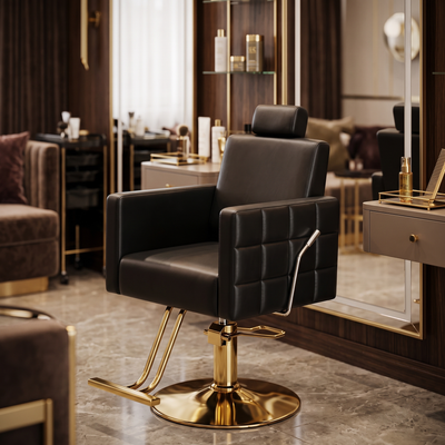Black_Gold_Grid_Quilted_Styling_Chair_Red_Rose_Professional_2