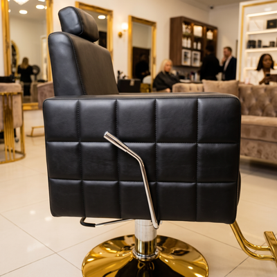 Black_Gold_Grid_Quilted_Styling_Chair_Red_Rose_Professional_3