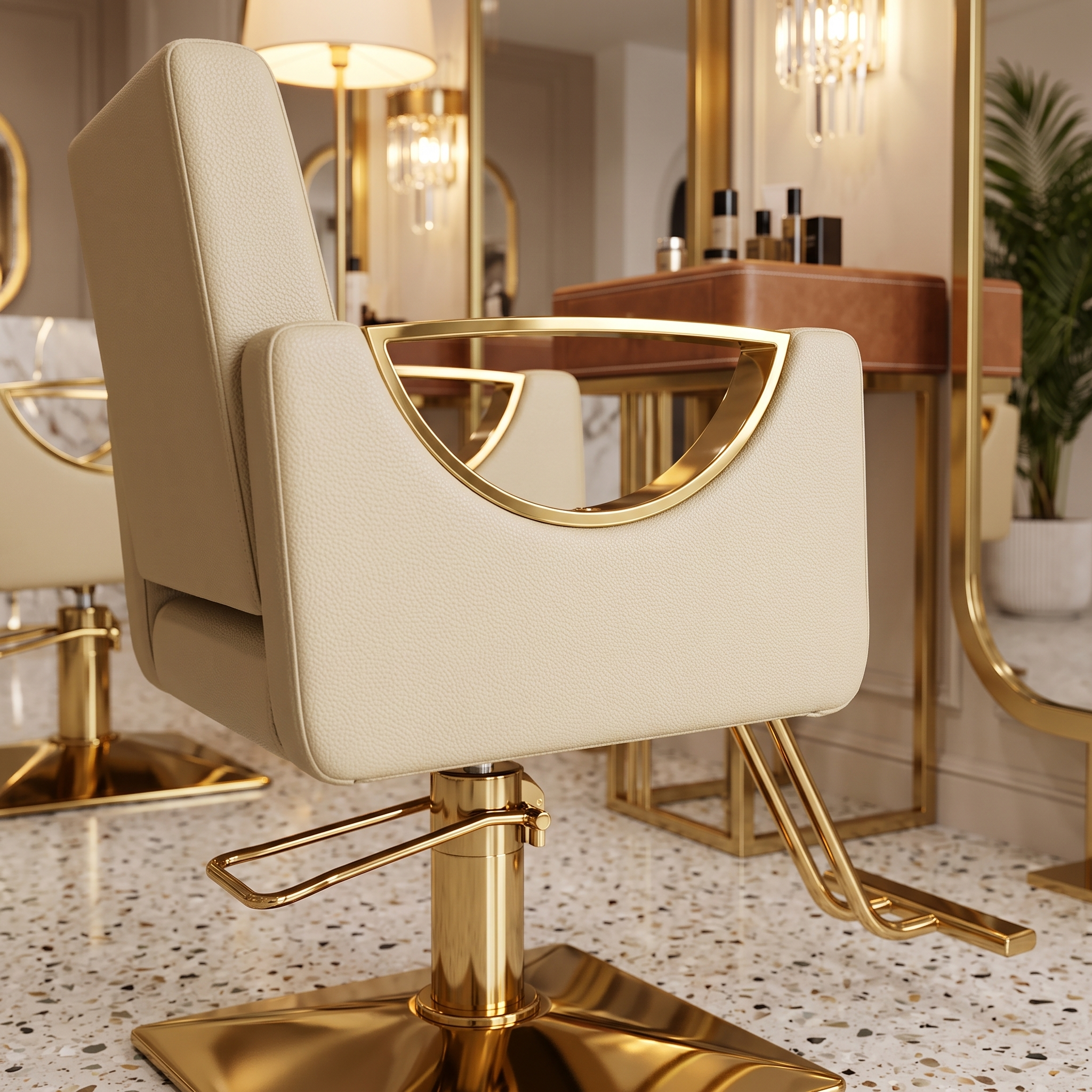 Cream_Gold_Styling_Chair_Red_Rose_Professional_3