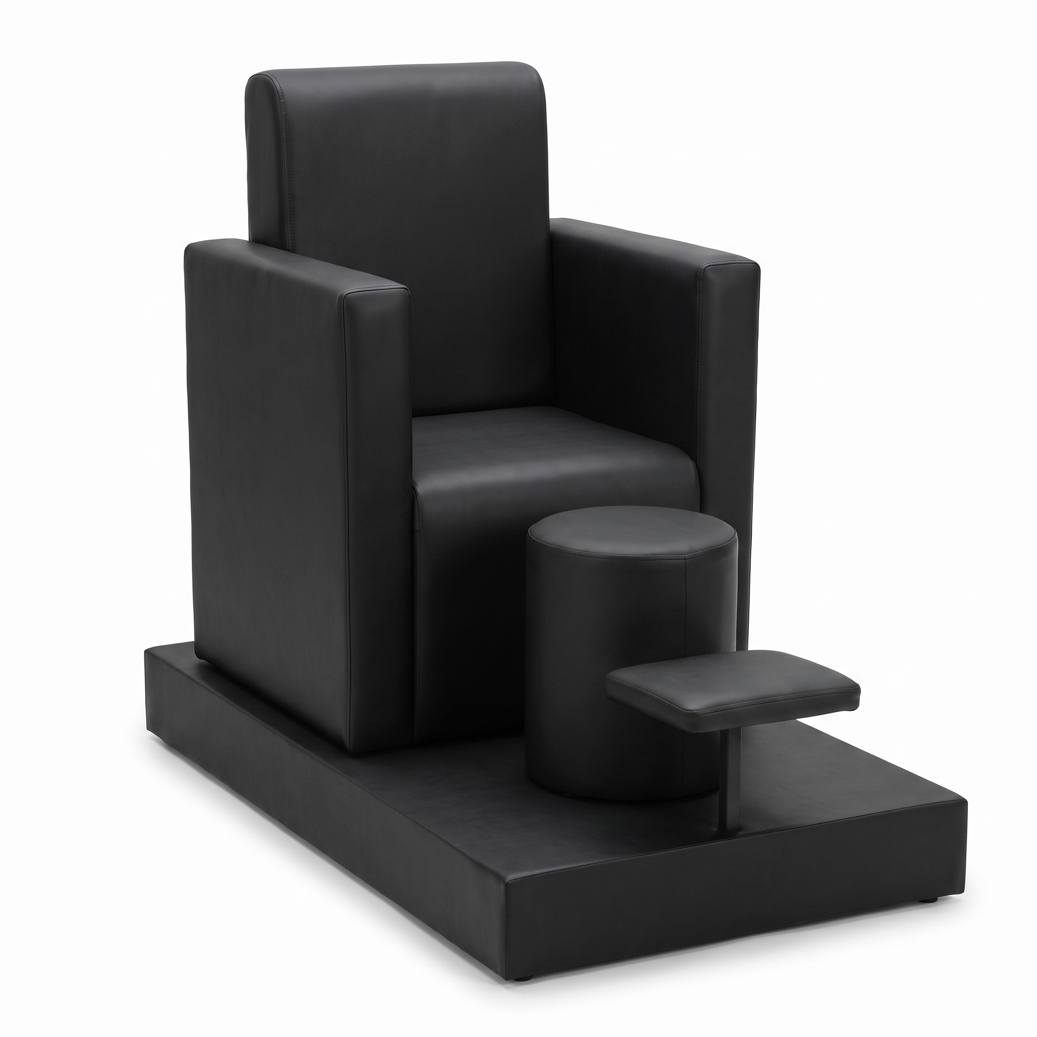 Black_Pedicure_Spa_Throne_Red_Rose_Professional_1